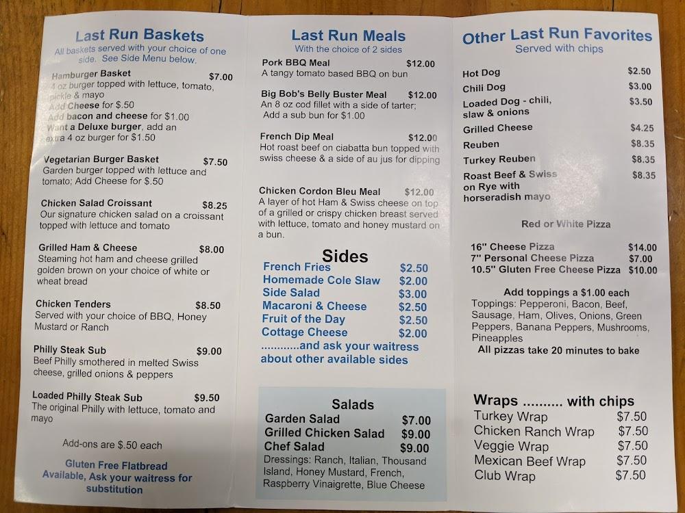 Shays Restaurant Menu image 3